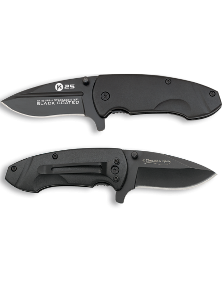 K25 Titanium Coated Knife with Belt Clip