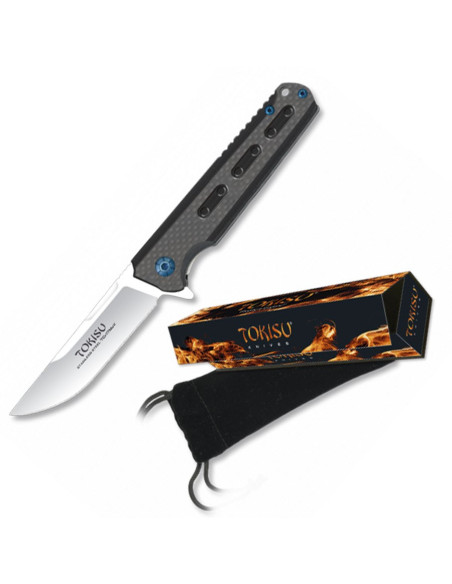 TOKISU pocket knife with velvet...