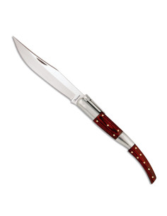 Red stamina wood Arab pocket knife, 21.5 cm.