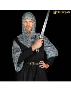 Chainmail set with polished zinc finish executioner (size M) 2