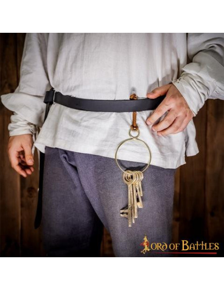 Set 5 keys with keychain of medieval...