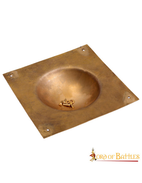 Brass Umbo for Roman shields (22x22 cm.)