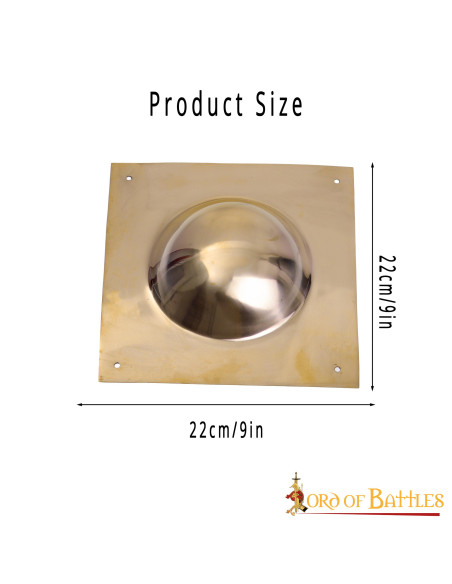 Brass Umbo for Roman shields (22x22 cm.)