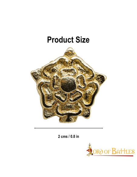 Set of 5 medieval tudor roses for belt