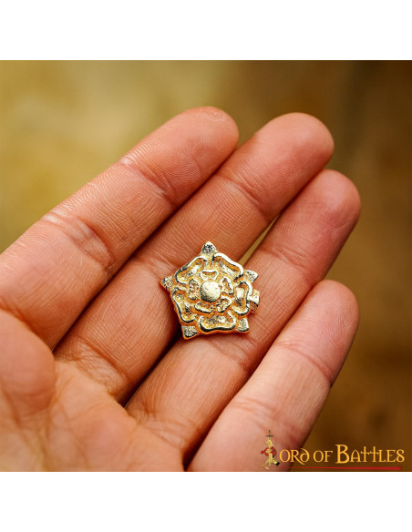 Set of 5 medieval tudor roses for belt