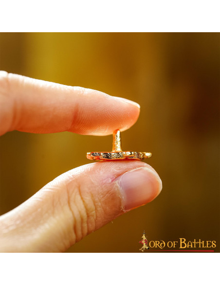 Set of 5 medieval tudor roses for belt