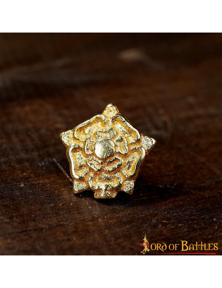 Set of 5 medieval tudor roses for belt