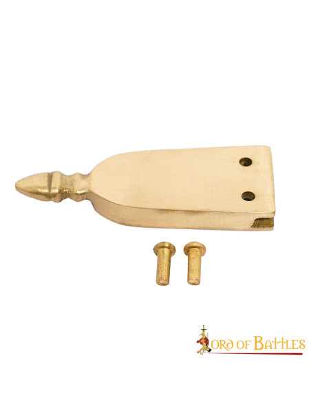Closure of medieval belt in brass...