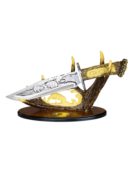 Decorative knife bears with engraved...
