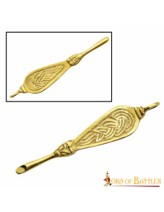 Set of 2 viking brass ear cleaners 2