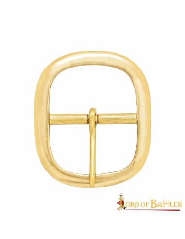 Medieval oval belt buckle (6.1x7.2 cm.))