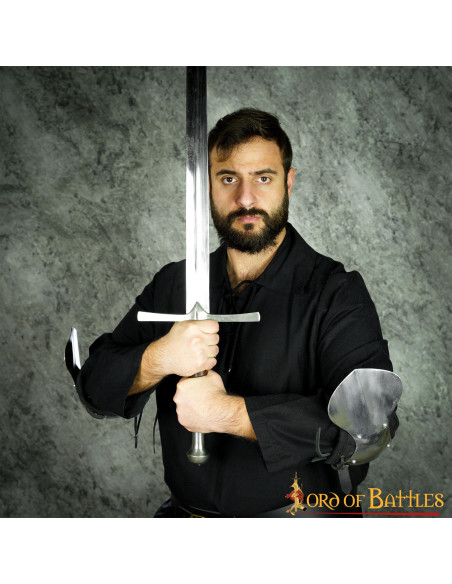 Padded steel elbow braces for...