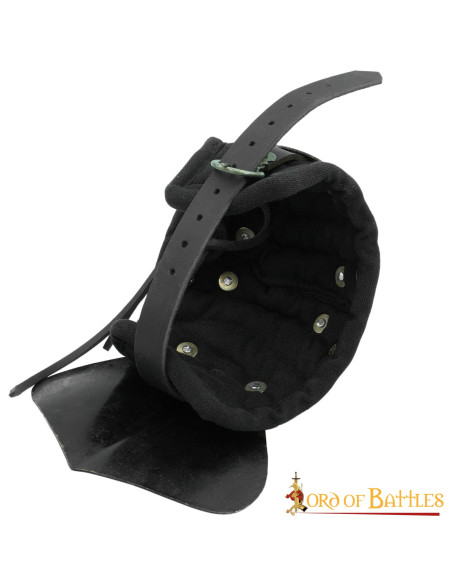 Padded steel elbow braces for...