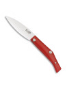 Red pallarés pocket knife carbon steel blade (15.8 cm)