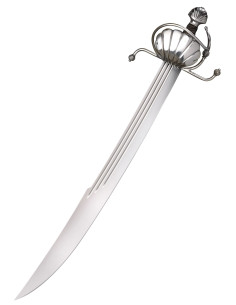 Functional shell pirate saber, 17th century
