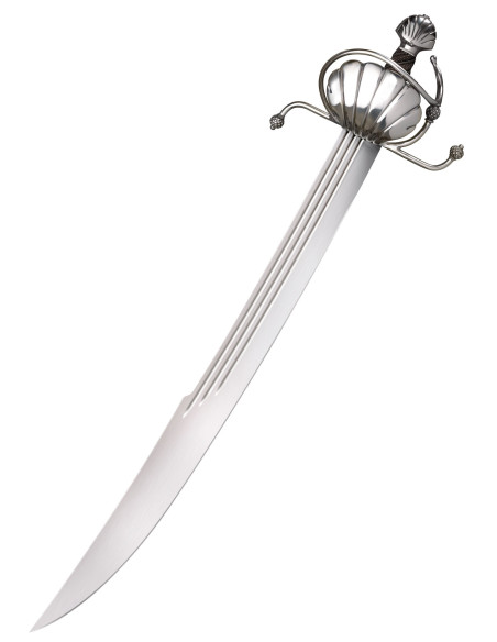 Functional shell pirate saber, 17th...