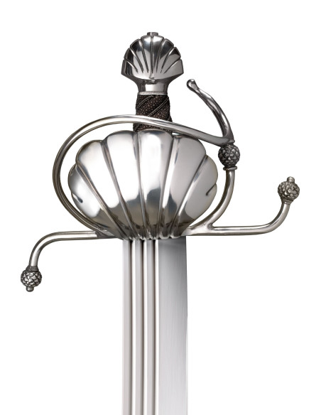 Functional shell pirate saber, 17th...