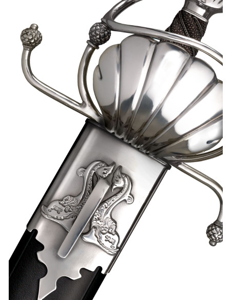 Functional shell pirate saber, 17th...