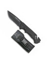 K25 Safety Knife with sheath, black