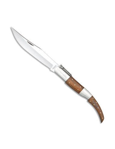Arab folding knife with red wood handle (37.5 cm.)