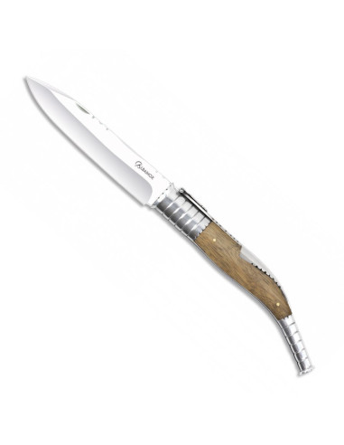 Classic zebra wood pocket knife (36.8 cm.)
