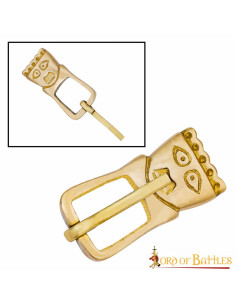 Set of 5 Celtic or Viking buckles for belts, bags or straps 2