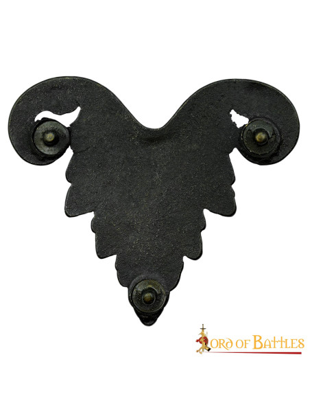 Medieval floral ornament for leather...