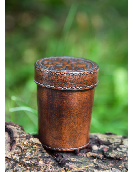 Celtic Vegvisir beaker to play dice