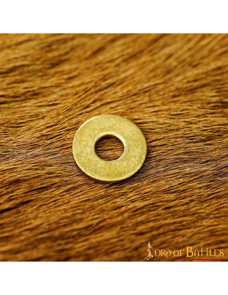 Set of 50 brass washers for medieval...