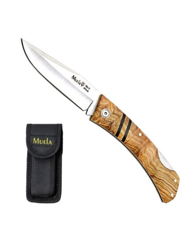 Muela olive brand knife with rear lock (19 cm.)