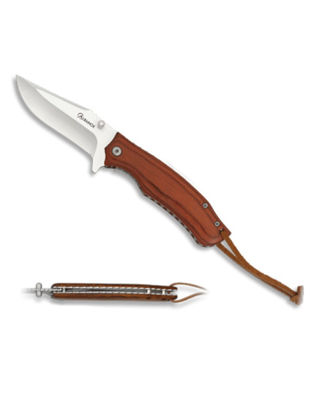 Albainox Pakkawood red pocket knife...