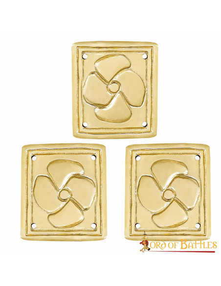 Set 3 Medieval floral ornaments for...