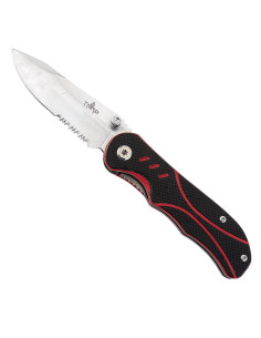 Third brand knife with two-color G10 handle (16.8 cm.)