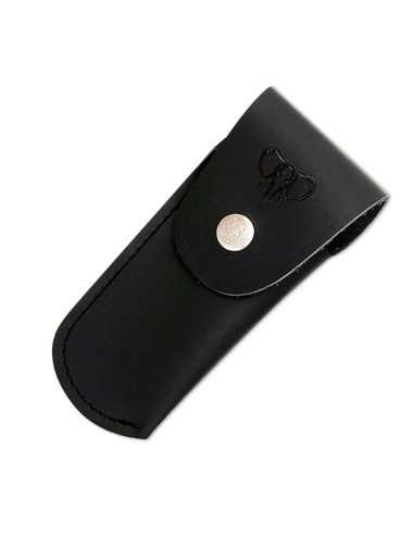 Cudeman black leather case for knives (9 cm.)