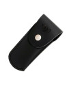 Cudeman black leather case for knives (9 cm.)