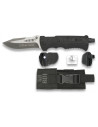 K25 Tactical Knife with light and glass breaker