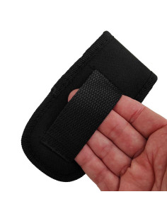 Black padded nylon knife case (10 cm.) 2