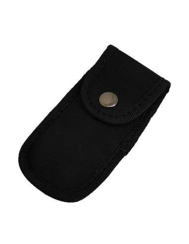 Black padded nylon knife case (10 cm.)