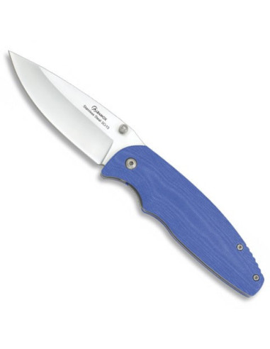 Albainox brand pocket knife blue G-10 micarta handle (19.9 cm.)