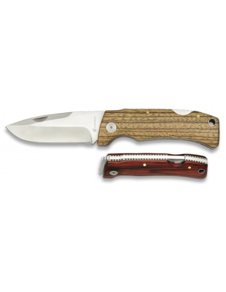 Albainox brand knife in Zebra wood...