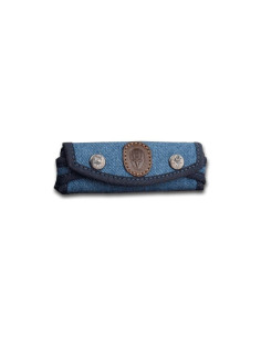 Horizontal denim sheath for Muela pocket knives (13 x 4.5...