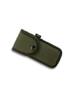 Green nylon case for knives (16x7 cm.)