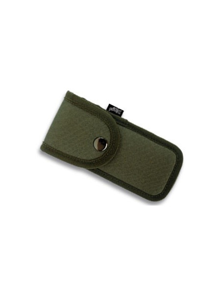 Green nylon case for knives (16x7 cm.)