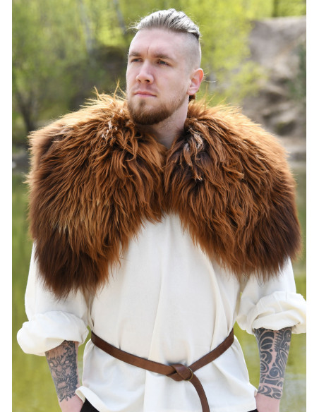 Nordic Sheepskin Shoulders - Brown Nordic Sheepskin Shoulders - Brown