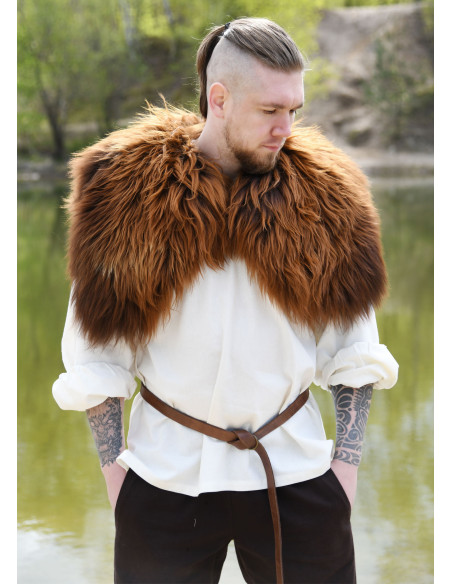Nordic Sheepskin Shoulders - Brown Nordic Sheepskin Shoulders - Brown