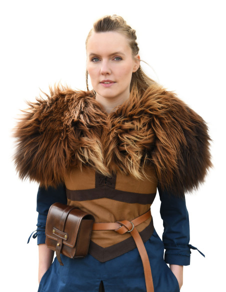 Nordic Sheepskin Shoulders - Brown Nordic Sheepskin Shoulders - Brown