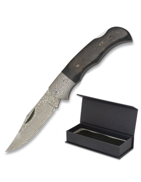 Albainox brand Damascus steel knife...
