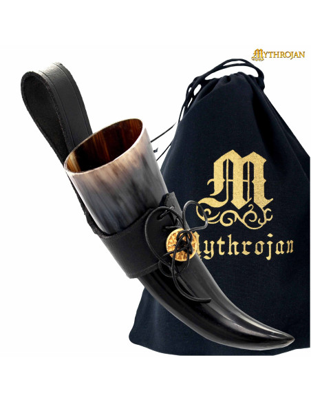 Small Viking drinking horn with...