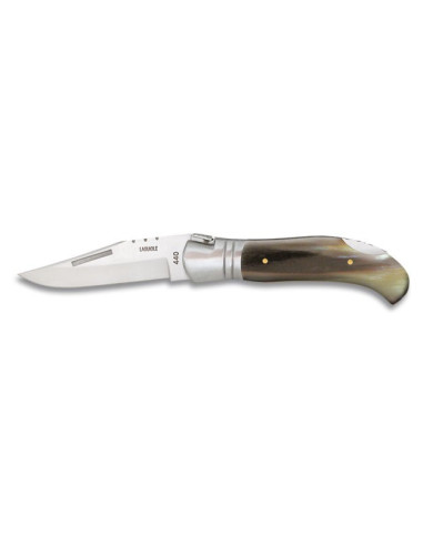 Albainox brand Laguiole type bull horn knife (21.4 cm.)