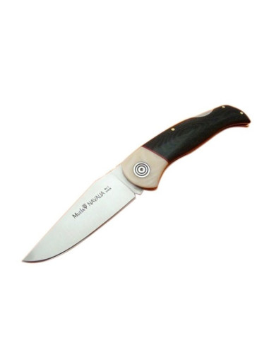 Navalia lock pocket knife, bone micarta